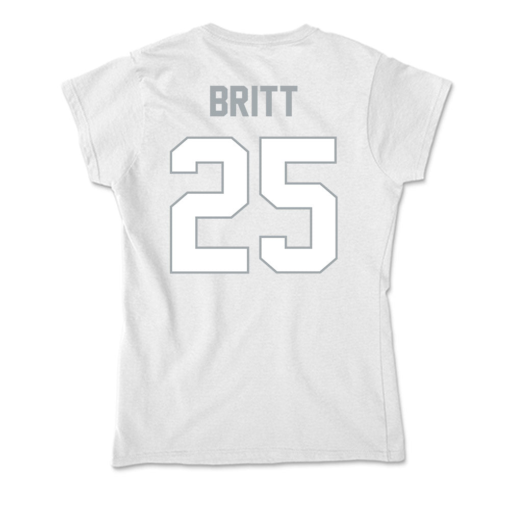 Ohio State - NCAA Women's Soccer : Elle Britt - Soft Style Women’s T-Shirt-1