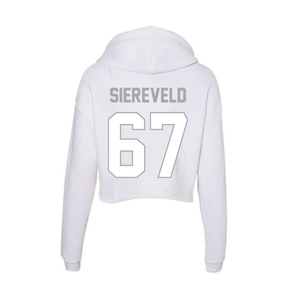Ohio State - NCAA Football : Austin Siereveld - Classic Shersey Women's Crop Fleece Hoodie-1