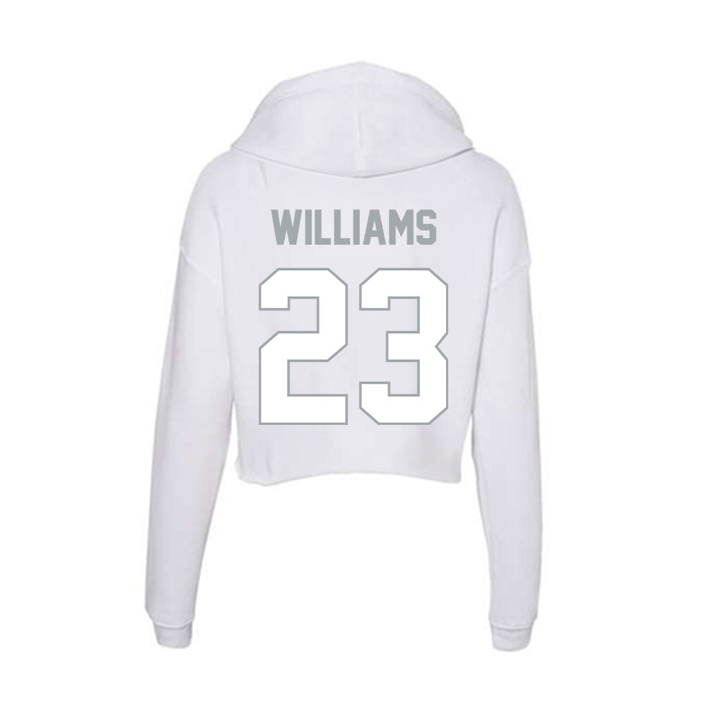 Ohio State - NCAA Men's Soccer : Donovan Williams - Classic Shersey Women's Crop Fleece Hoodie-1
