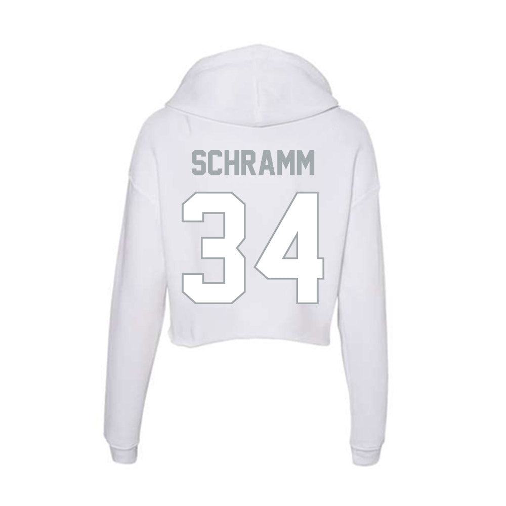 Ohio State - NCAA Football : Brennen Schramm - Classic Shersey Women's Crop Fleece Hoodie-1