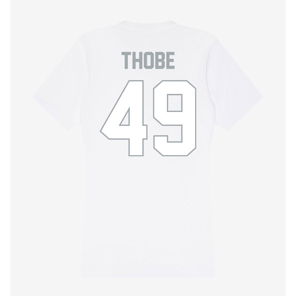 Ohio State - NCAA Football : Gavin Thobe - Women's V-Neck T-Shirt-1