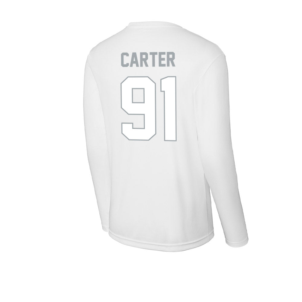 Ohio State - NCAA Football : Jarquez Carter - Classic Shersey Activewear Long Sleeve T-Shirt-1
