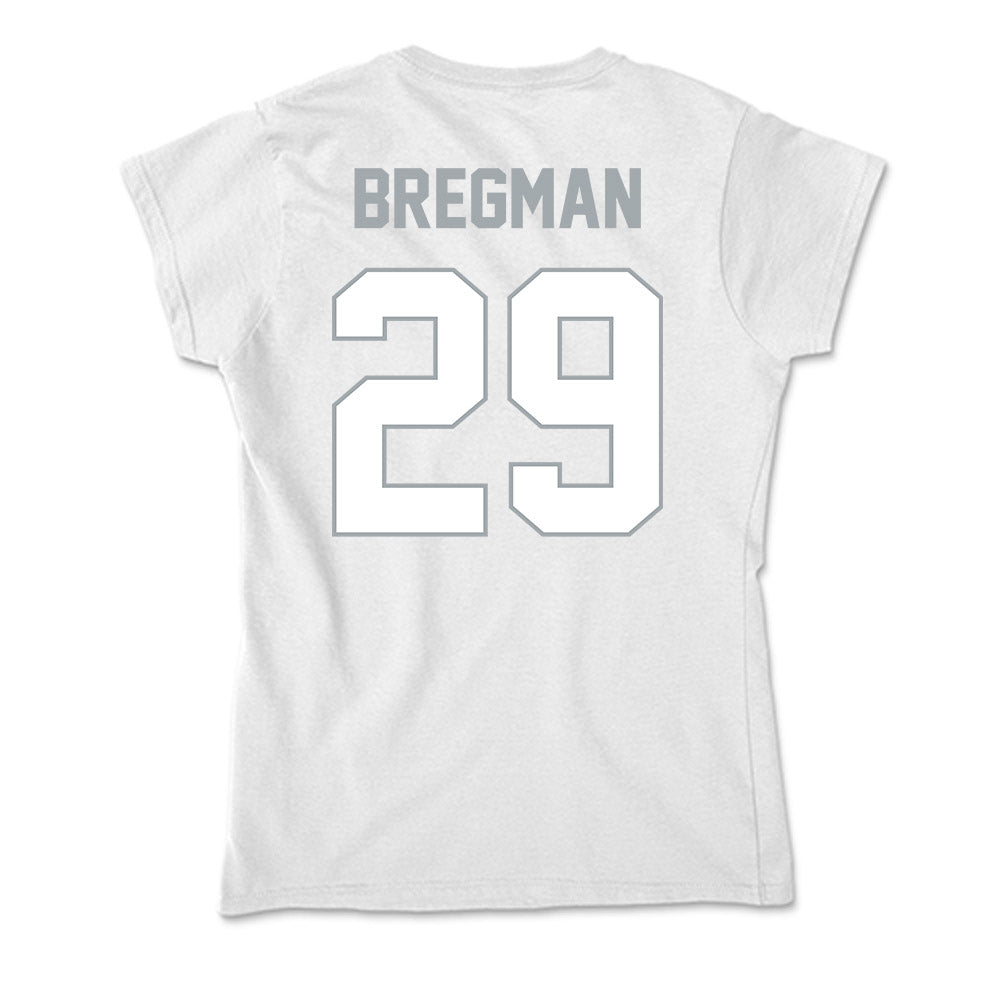 Ohio State - NCAA Men's Lacrosse : Mason Bregman - Classic Shersey Soft Style Women’s T-Shirt-1