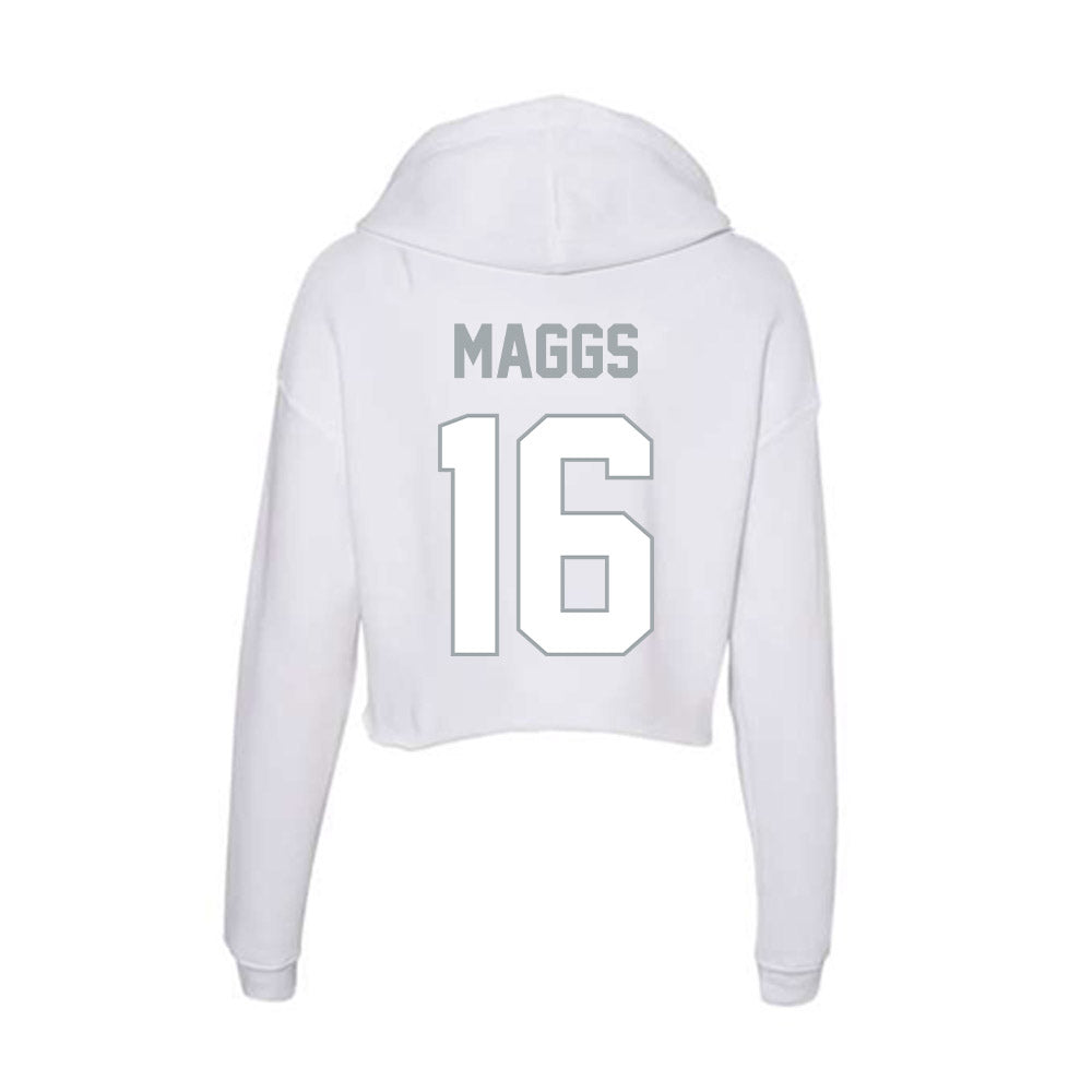 Ohio State - NCAA Football : Mason Maggs - Classic Shersey Women's Crop Fleece Hoodie-1