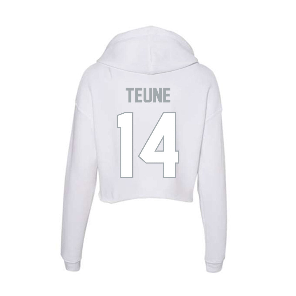 Ohio State - NCAA Men's Volleyball : Kyle Teune - Classic Shersey Women's Crop Fleece Hoodie-1