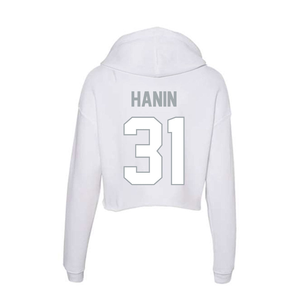 Ohio State - NCAA Men's Lacrosse : Ryder Hanin - Women's Crop Fleece Hoodie-1