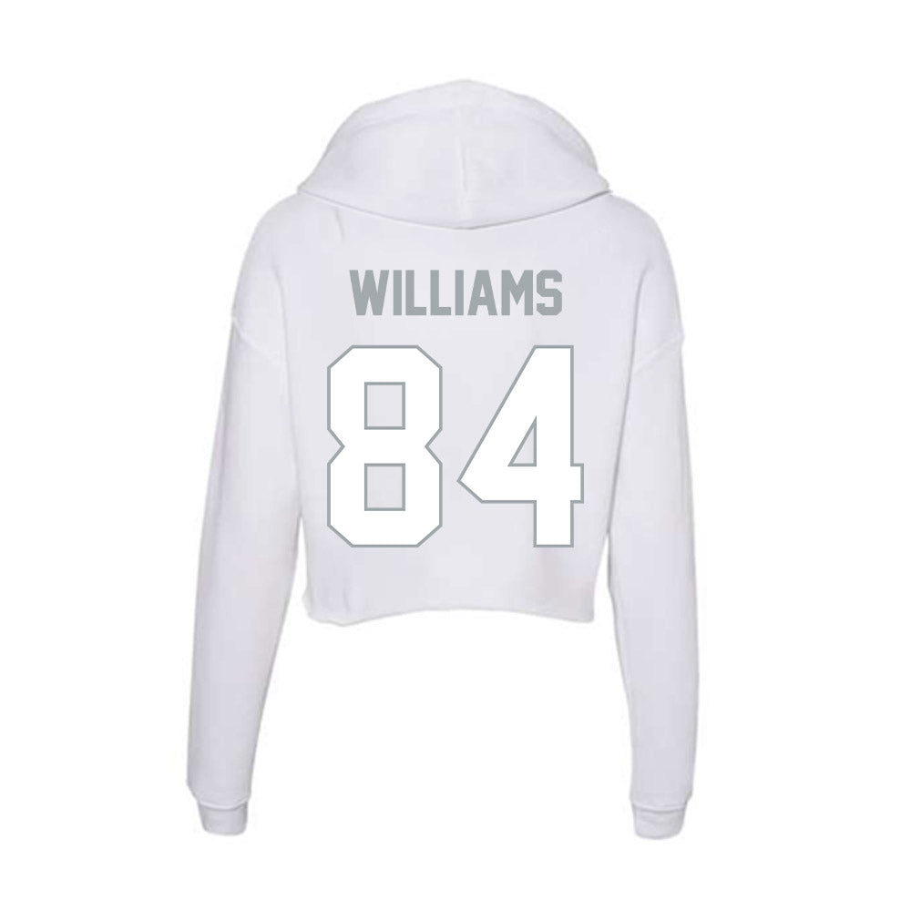 Ohio State - NCAA Football : Dorian Williams - Women's Crop Fleece Hoodie-1