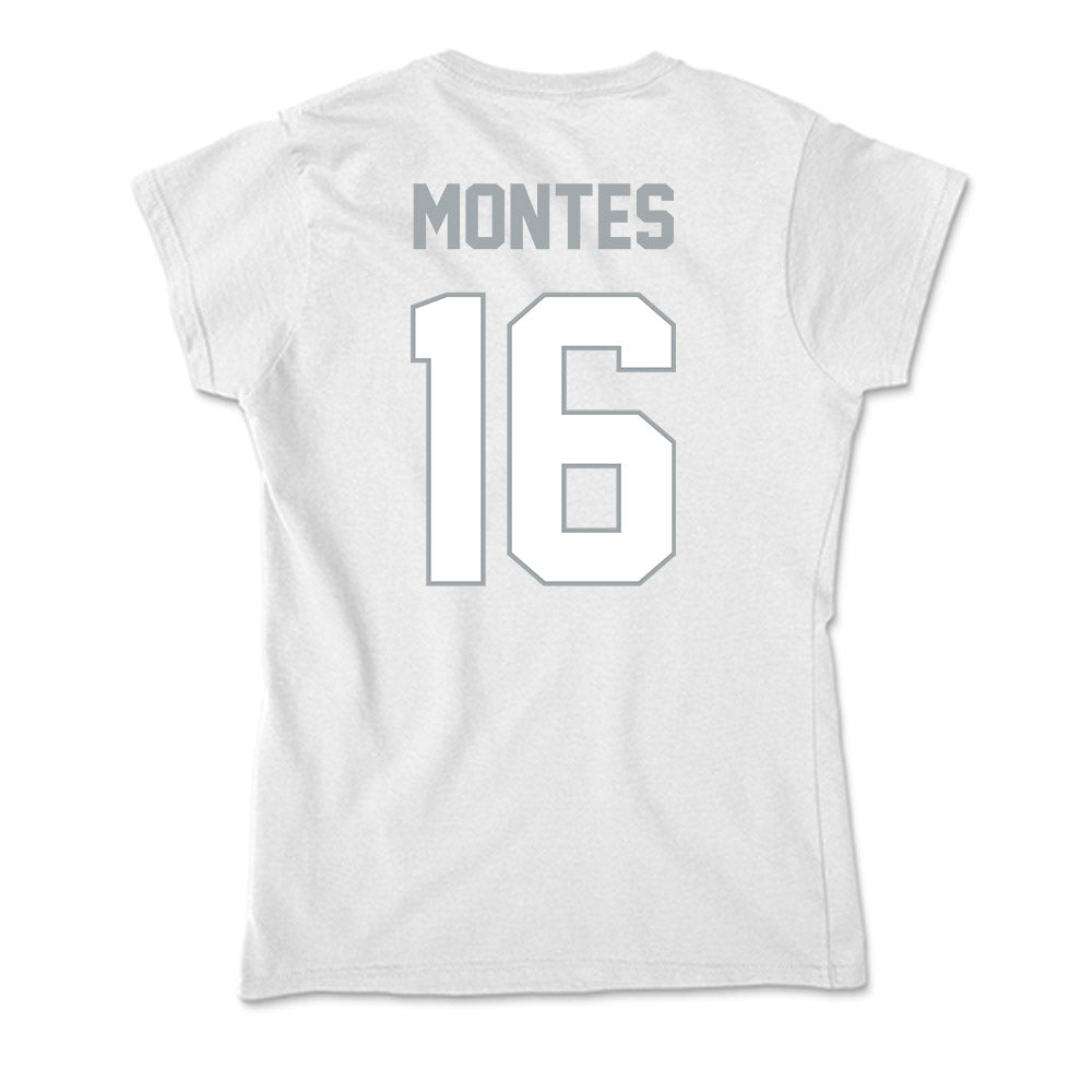 Ohio State - NCAA Men's Ice Hockey : Max Montes - Classic Shersey Soft Style Women’s T-Shirt-1