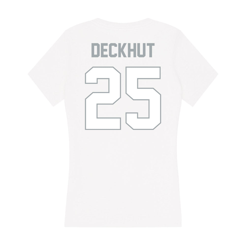 Ohio State - NCAA Men's Ice Hockey : Sam Deckhut - Classic Shersey Women's V-Neck T-Shirt-1