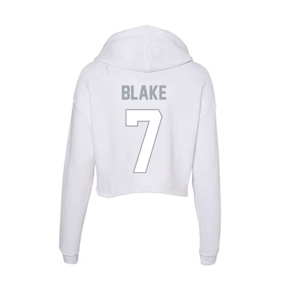 Ohio State - NCAA Men's Lacrosse : Henry Blake - Classic Shersey Women's Crop Fleece Hoodie-1