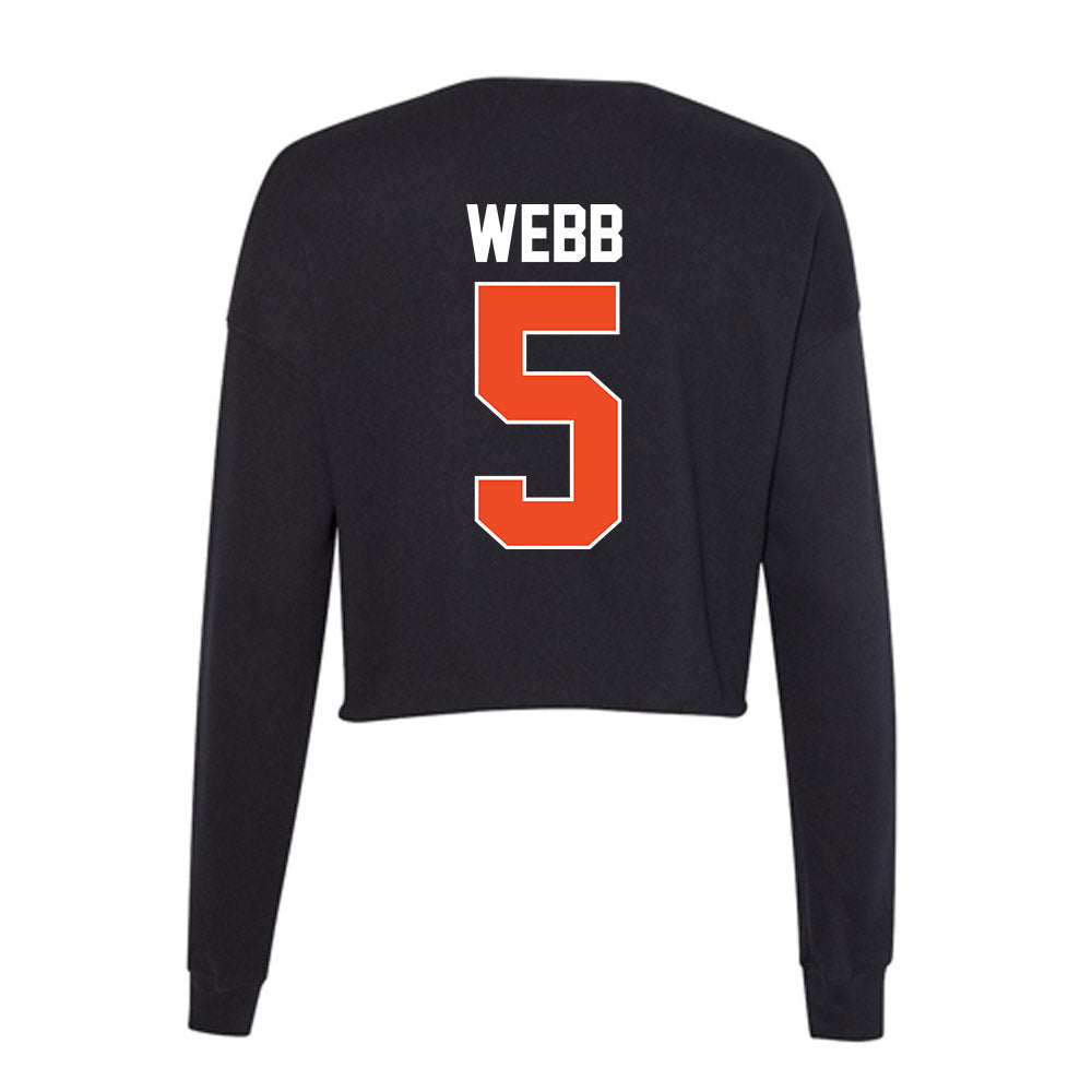 Florida - NCAA Football : Treyaun Webb - Women's Cropped Crew Fleece-1