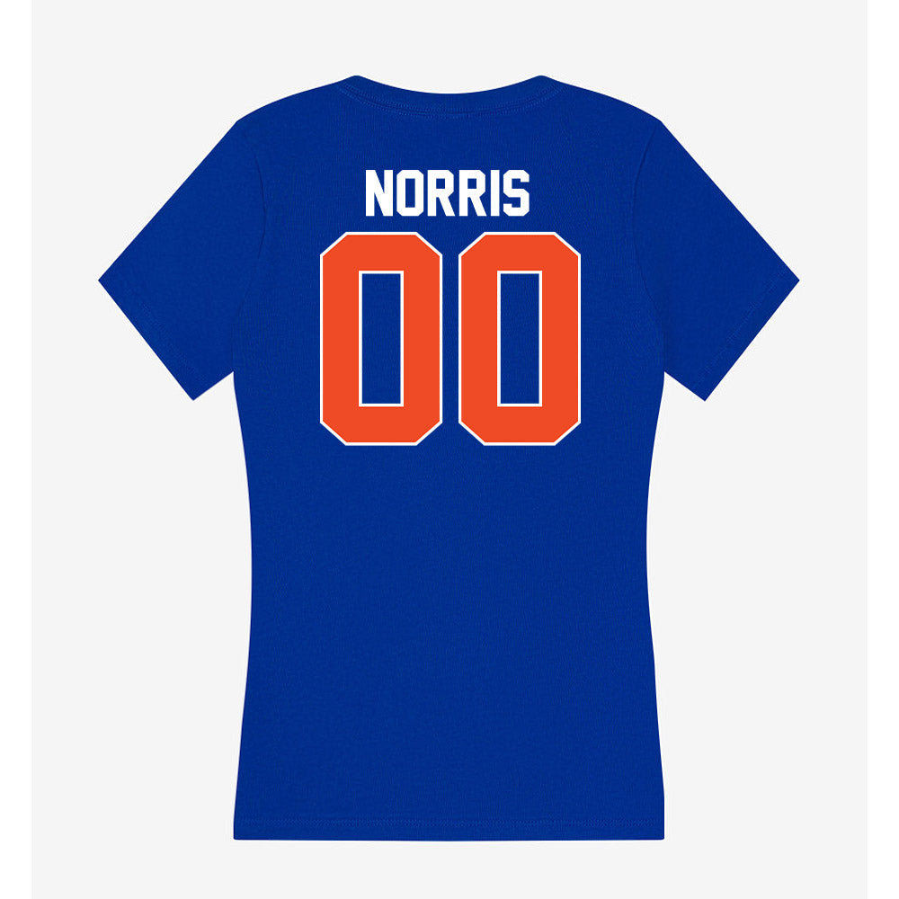 Florida - NCAA Women's Soccer : Nylah Norris - Women's V-Neck T-Shirt-1