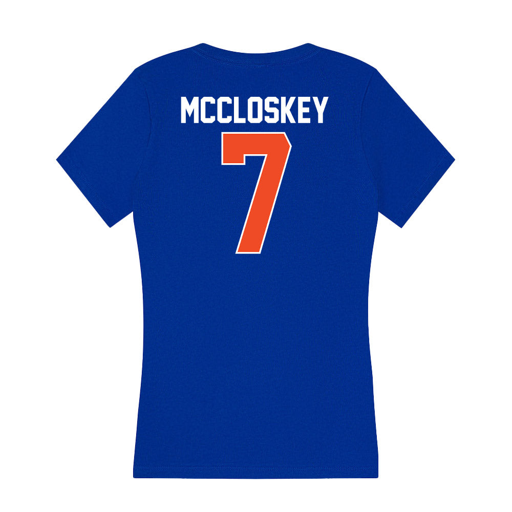 Florida - NCAA Women's Soccer : Lauren McCloskey - Women's V-Neck T-Shirt-1