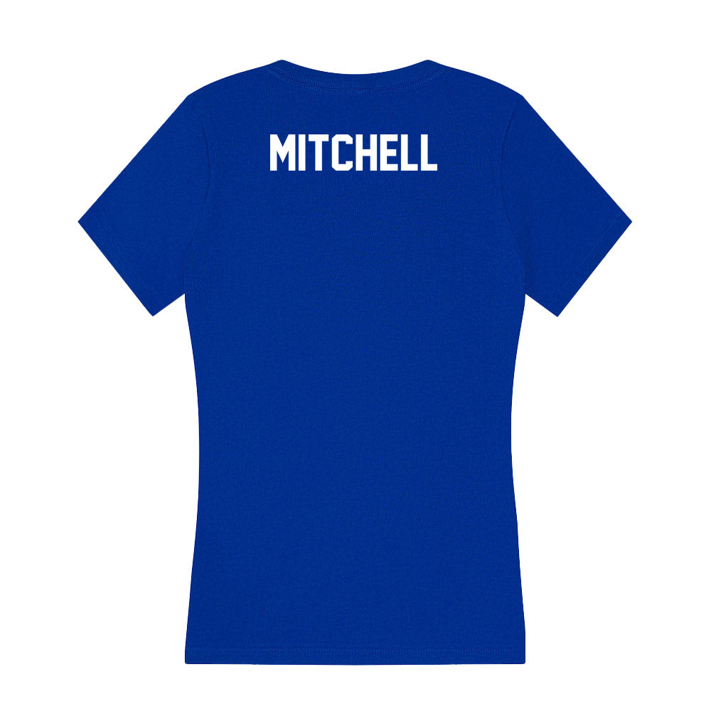 Florida - NCAA Men's Swimming & Diving : Jake Mitchell - Women's V-Neck T-Shirt-1