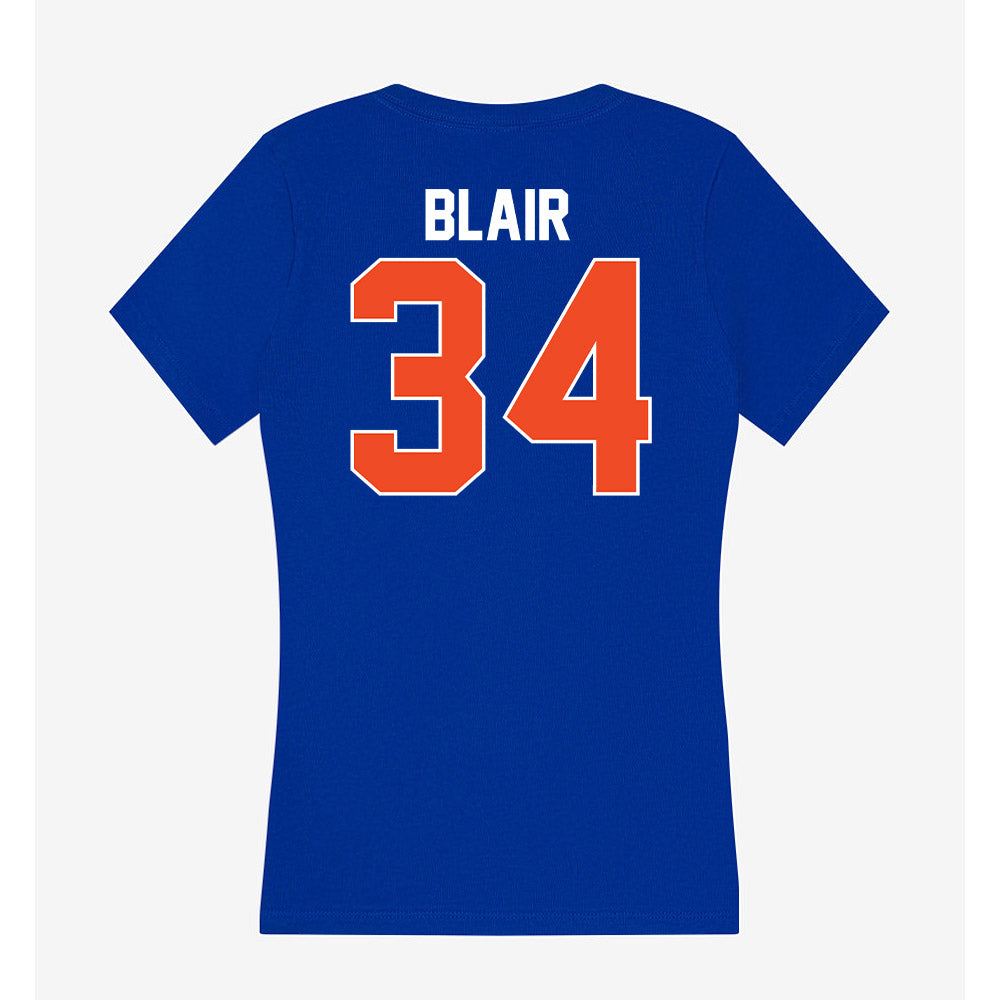 Florida - NCAA Baseball : Eli Blair - Women's V-Neck T-Shirt-1
