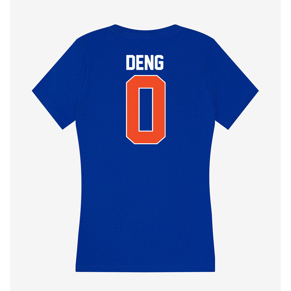 Florida - NCAA Women's Basketball : Sarah Deng - Women's V-Neck T-Shirt-1