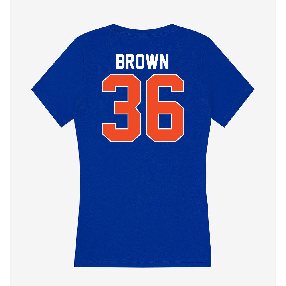 Florida - NCAA Football : Vincent Brown - Women's V-Neck T-Shirt-1