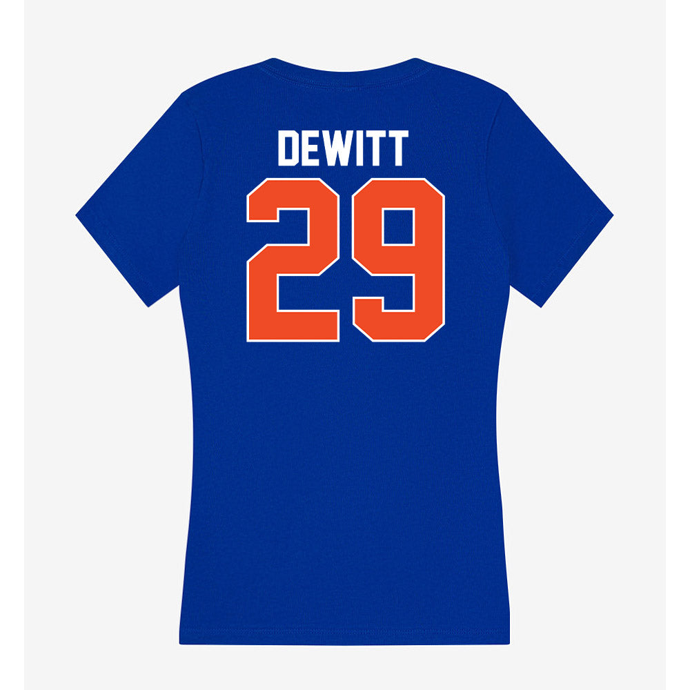 Florida - NCAA Women's Lacrosse : Boo DeWitt - Women's V-Neck T-Shirt-1