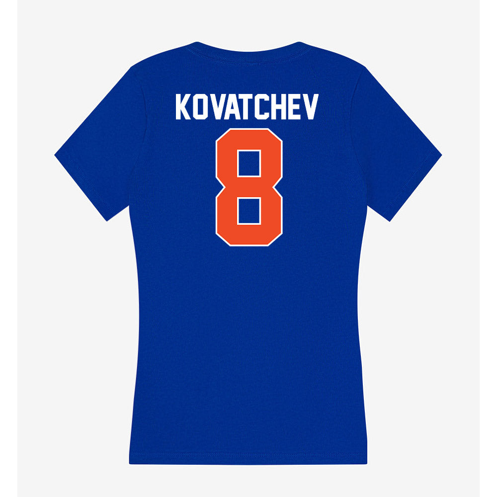 Florida - NCAA Men's Basketball : Alex Kovatchev - Women's V-Neck T-Shirt-1