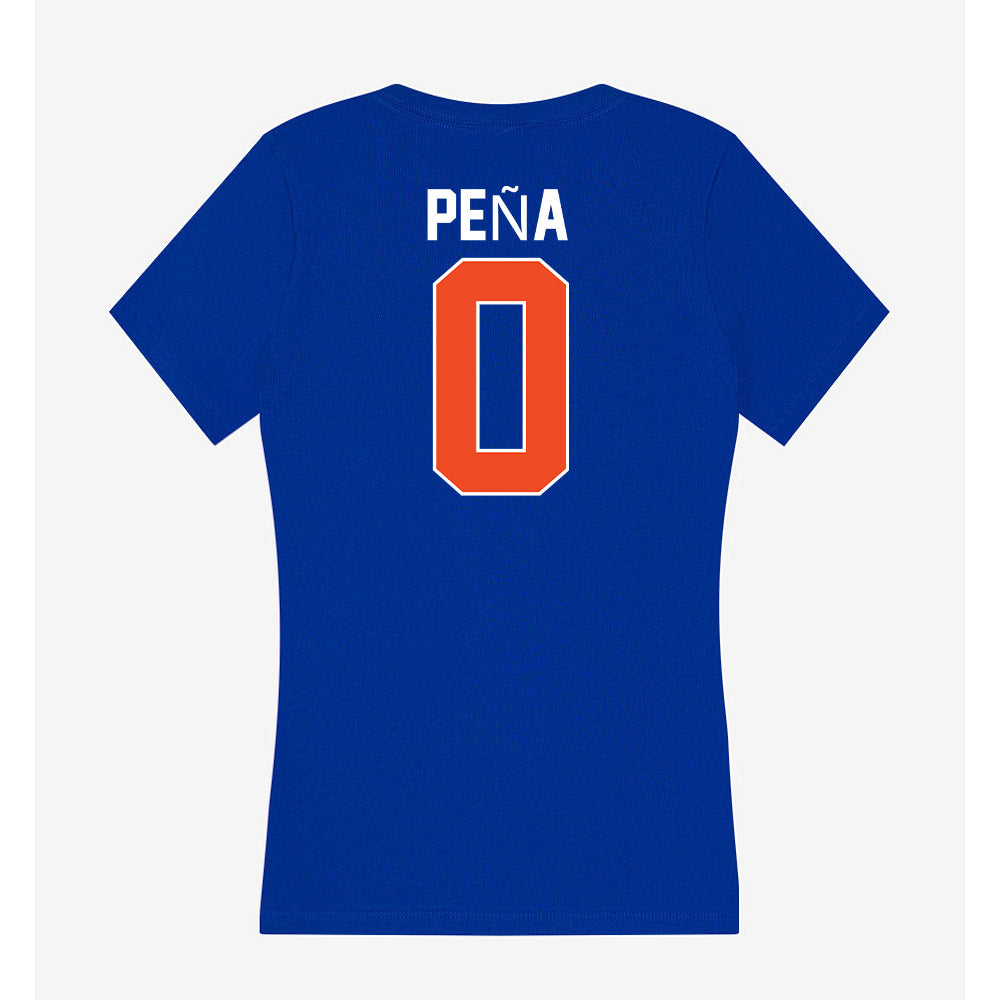 Florida - NCAA Women's Soccer : Paloma Peña - Women's V-Neck T-Shirt-1