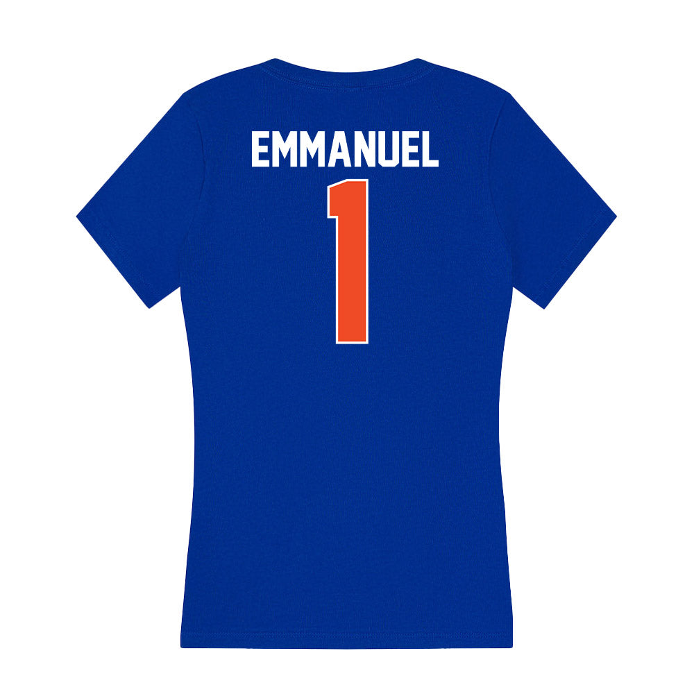 Florida - NCAA Women's Soccer : Jayden Emmanuel - Women's V-Neck T-Shirt-1