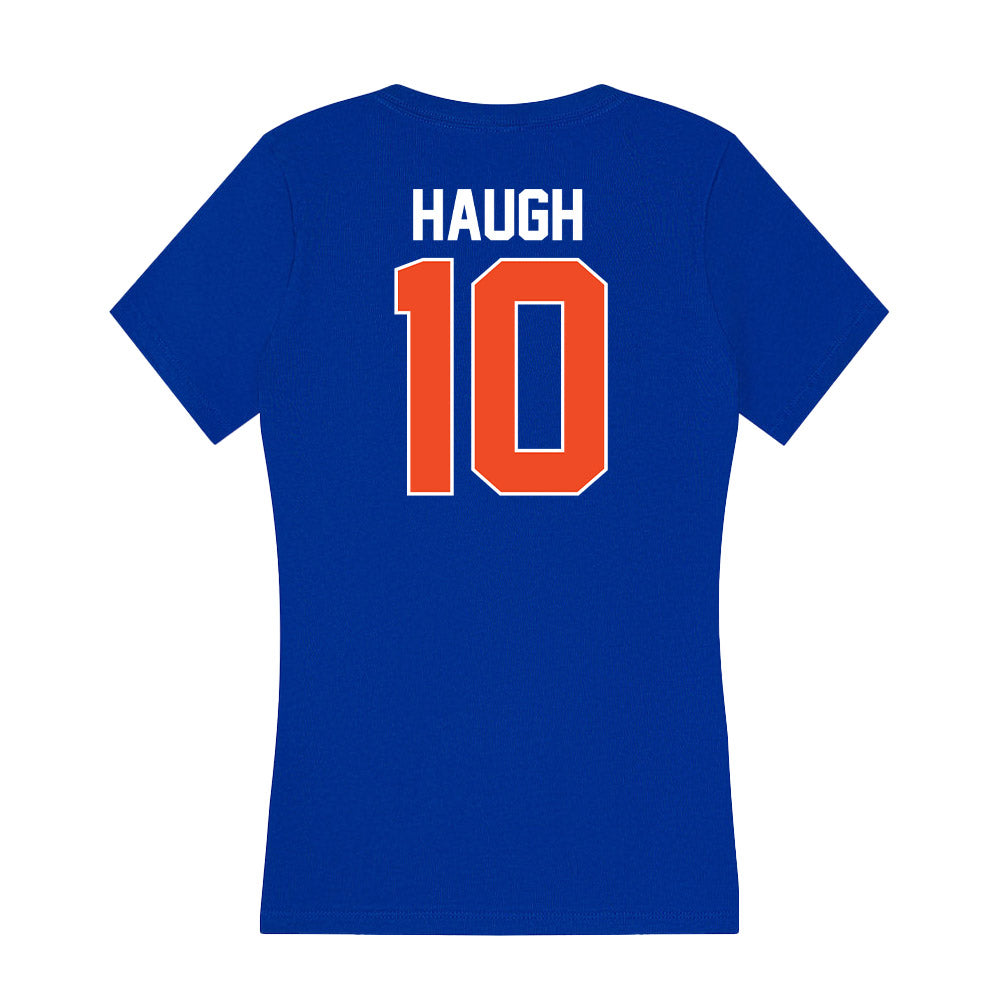 Florida - NCAA Men's Basketball : Thomas Haugh - Women's V-Neck T-Shirt-1