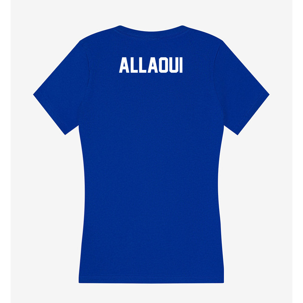 Florida - NCAA Men's Track & Field : Oussama Allaoui - Women's V-Neck T-Shirt-1