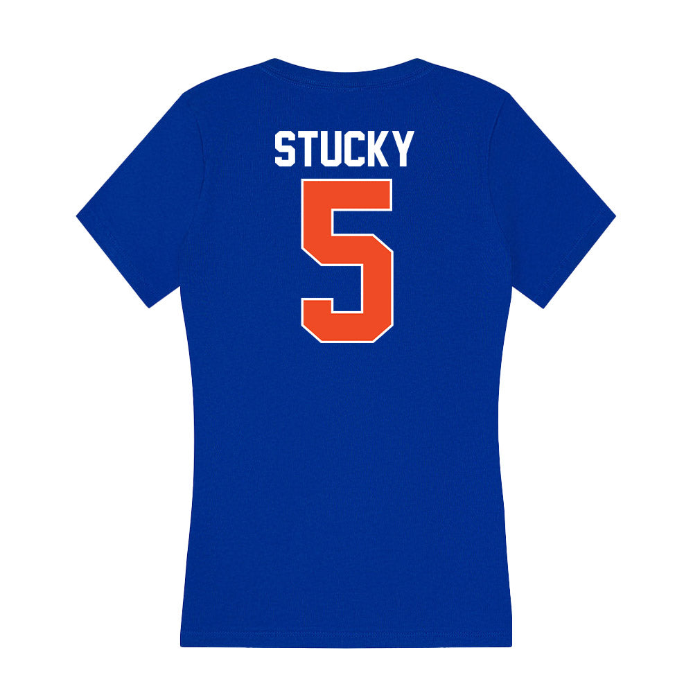 Florida - NCAA Women's Volleyball : Alexis Stucky - Women's V-Neck T-Shirt-1