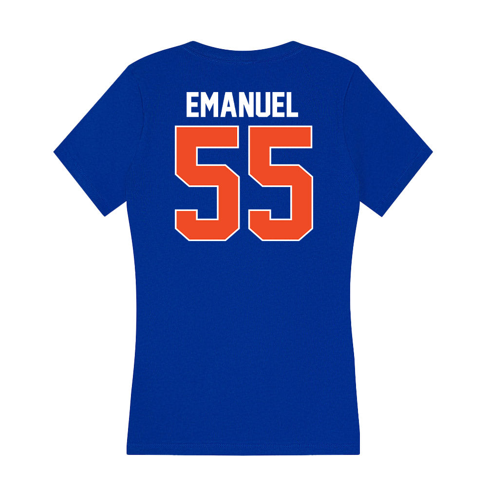 Florida - NCAA Football : Charles Emanuel - Women's V-Neck T-Shirt-1