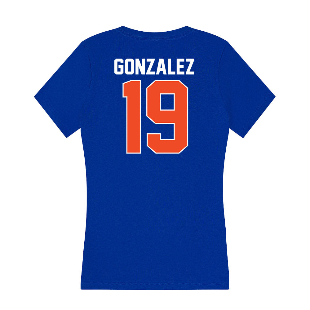 Florida - NCAA Football : Alex Gonzalez - Women's V-Neck T-Shirt-1