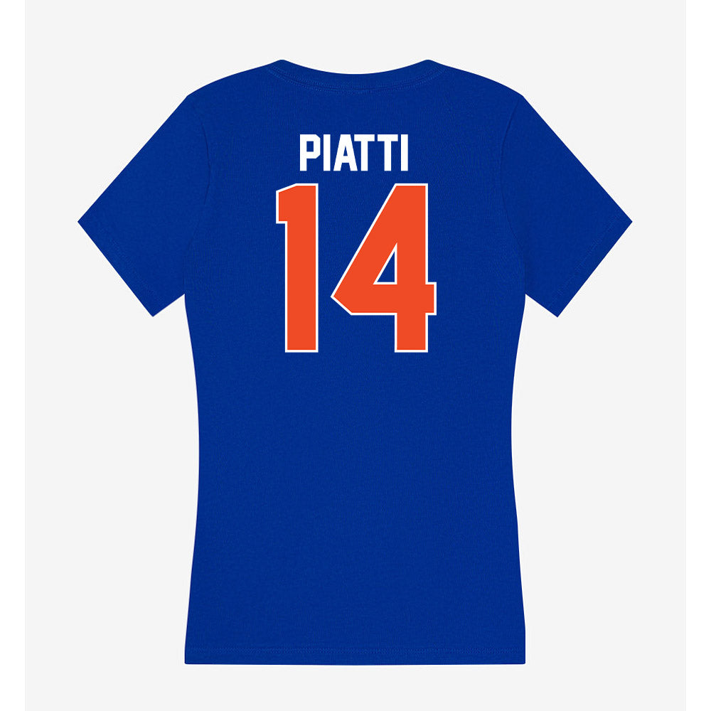 Florida - NCAA Women's Basketball : Caterina Piatti - Women's V-Neck T-Shirt-1