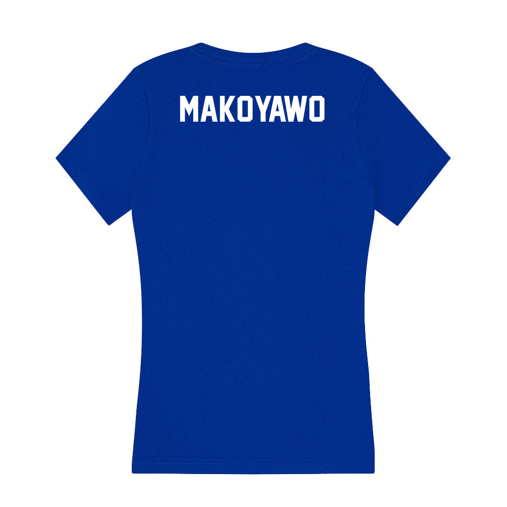 Florida - NCAA Men's Track & Field : Toby Makoyawo - Women's V-Neck T-Shirt-1