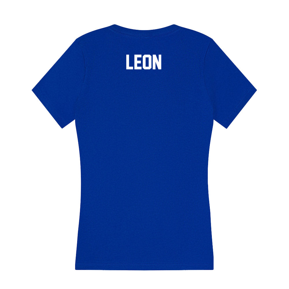 Florida - NCAA Men's Track & Field : Jonathan Leon - Women's V-Neck T-Shirt-1