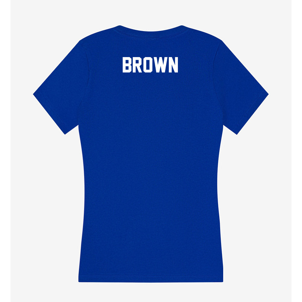 Florida - NCAA Women's Track & Field : Jade Brown - Women's V-Neck T-Shirt-1