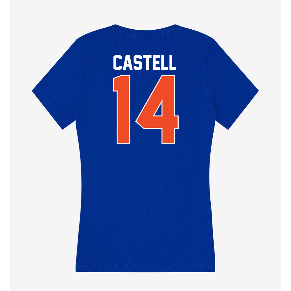 Florida - NCAA Football : Jordan Castell - Women's V-Neck T-Shirt-1