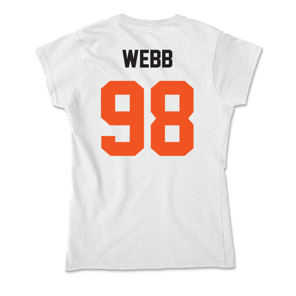 Oklahoma State - NCAA Football : Luke Webb - Soft Style Women’s T-Shirt-1