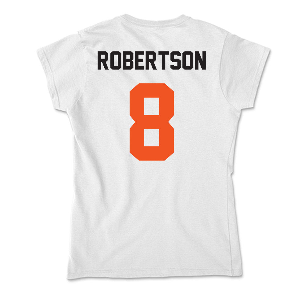 Oklahoma State - NCAA Football : Parker Robertson - Soft Style Women’s T-Shirt-1