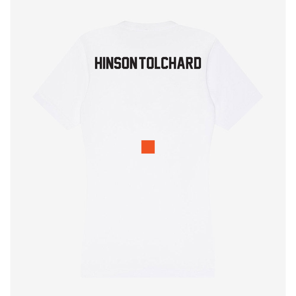 Oklahoma State - NCAA Women's Golf : Maddison Hinson-Tolchard - Women's V-Neck T-Shirt-1