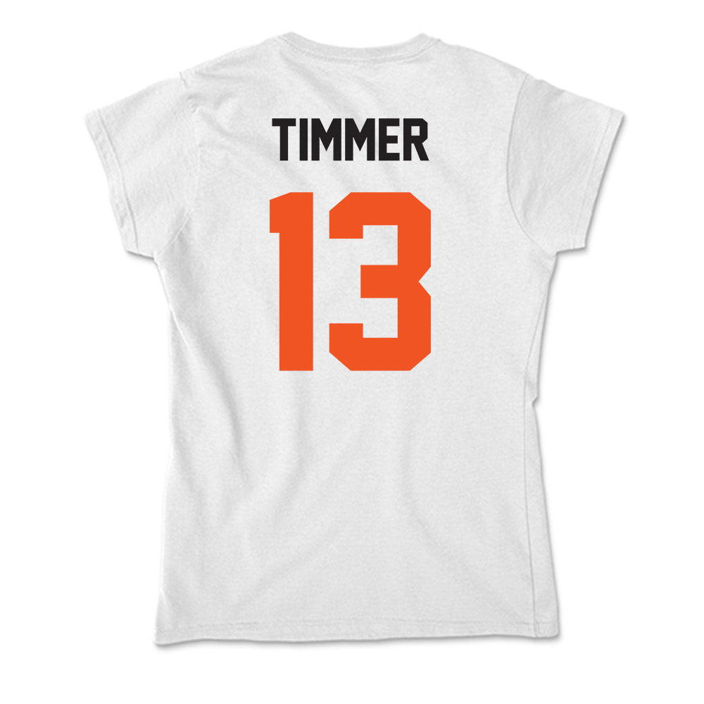 Oklahoma State - NCAA Women's Basketball : Haleigh Timmer - Soft Style Women’s T-Shirt-1