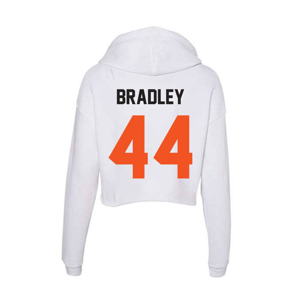 Oklahoma State - NCAA Football : Rashod Bradley - Women's Crop Fleece Hoodie-1