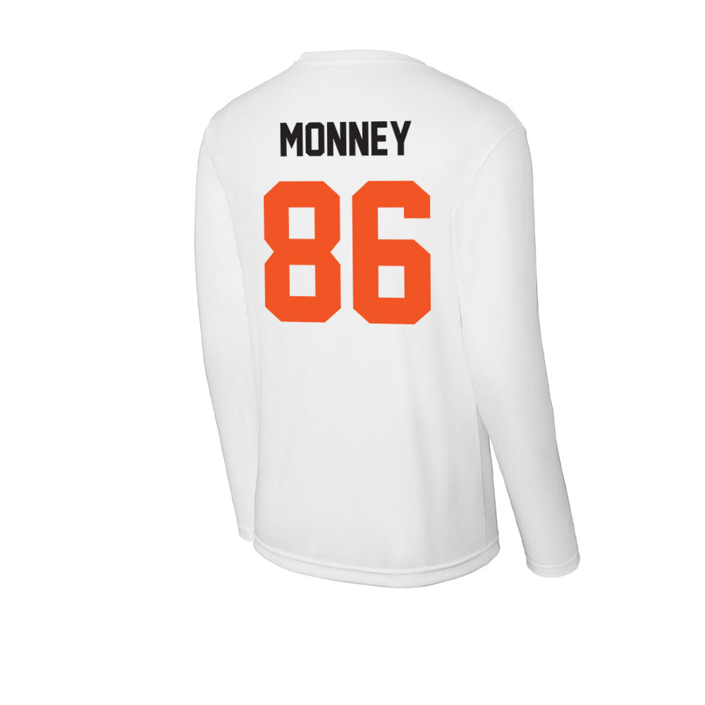 Oklahoma State - NCAA Football : Will Monney - Activewear Long Sleeve T-Shirt-1