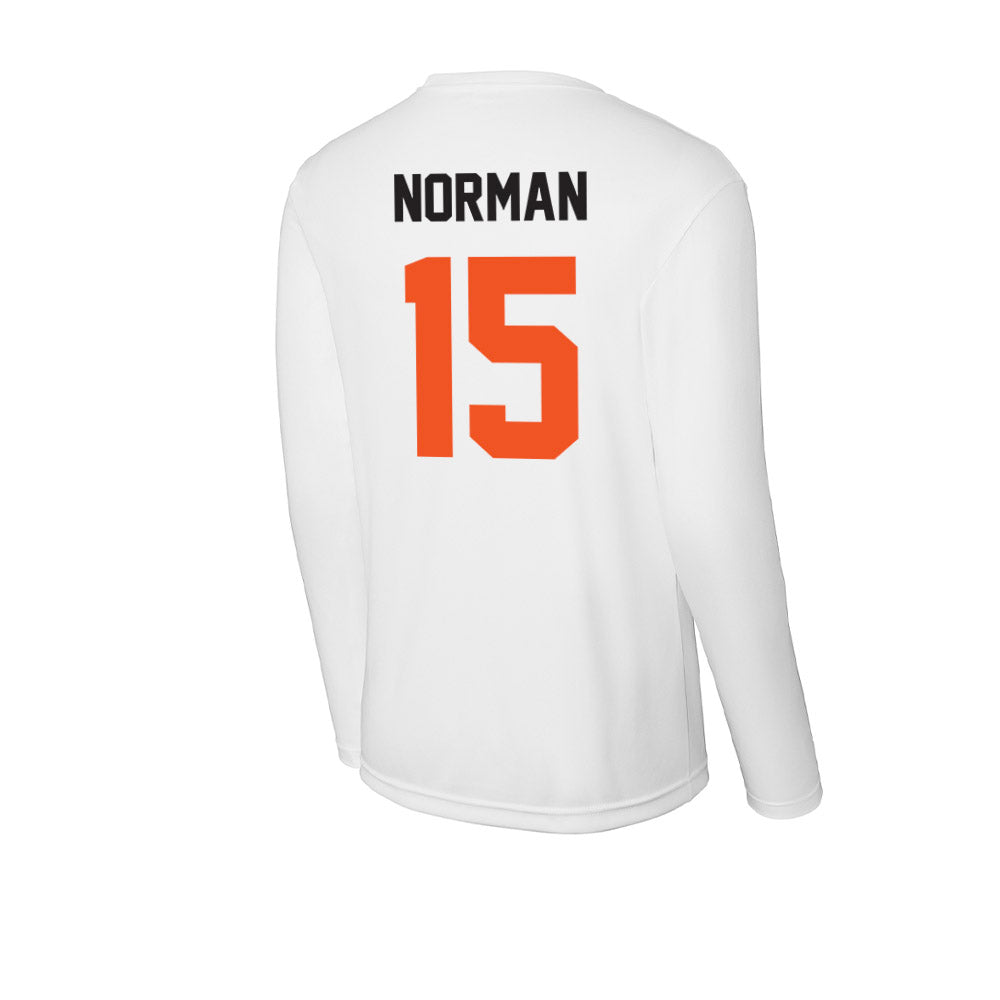 Oklahoma State - NCAA Baseball : Sebastian Norman - Activewear Long Sleeve T-Shirt-1