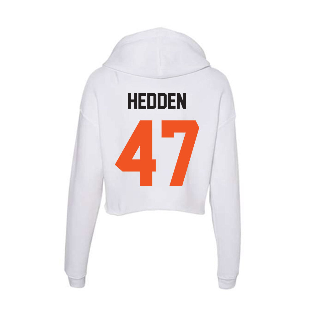 Oklahoma State - NCAA Women's Soccer : Emmy Hedden - Women's Crop Fleece Hoodie-1
