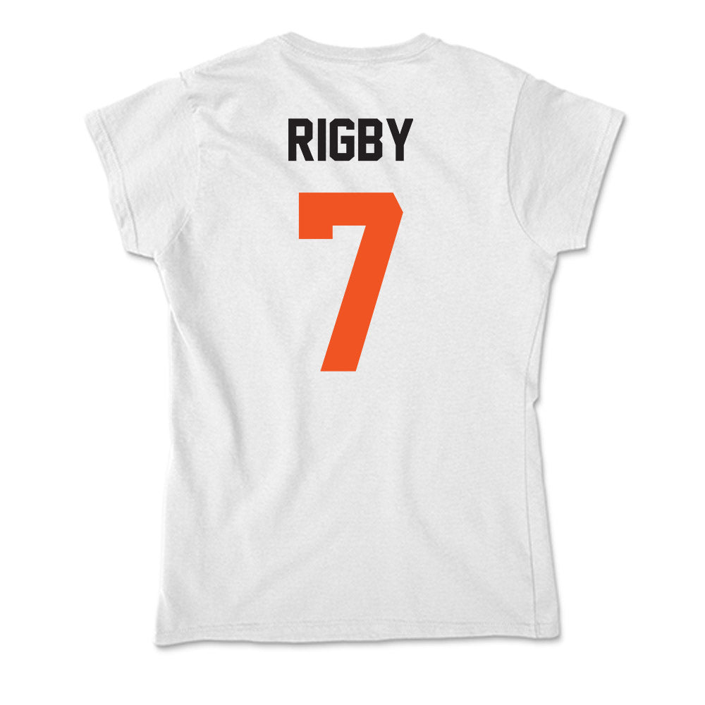Oklahoma State - NCAA Football : Shamar Rigby - Soft Style Women’s T-Shirt-1
