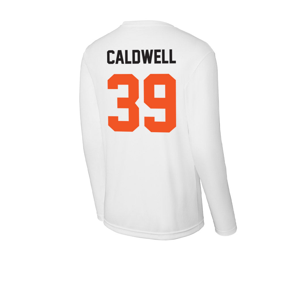Oklahoma State - NCAA Baseball : Brex Caldwell - Activewear Long Sleeve T-Shirt-1