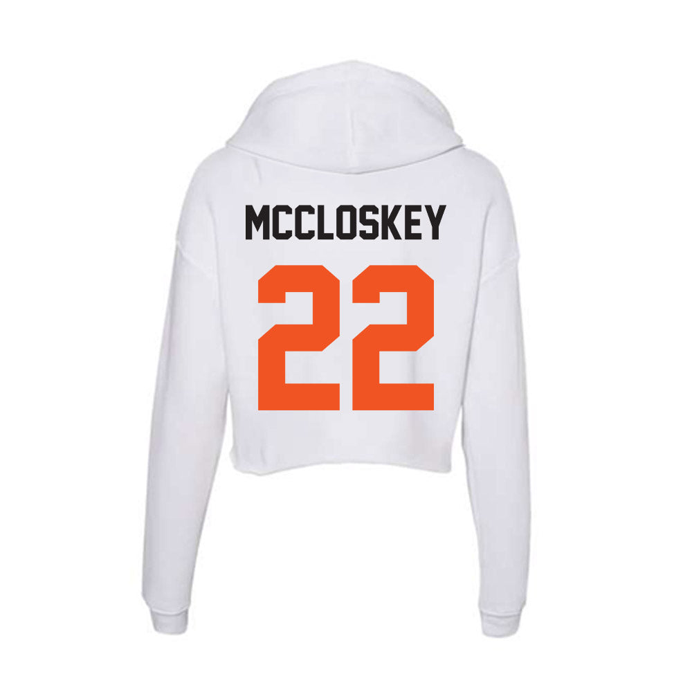 Oklahoma State - NCAA Softball : Elle Mccloskey - Women's Crop Fleece Hoodie-1