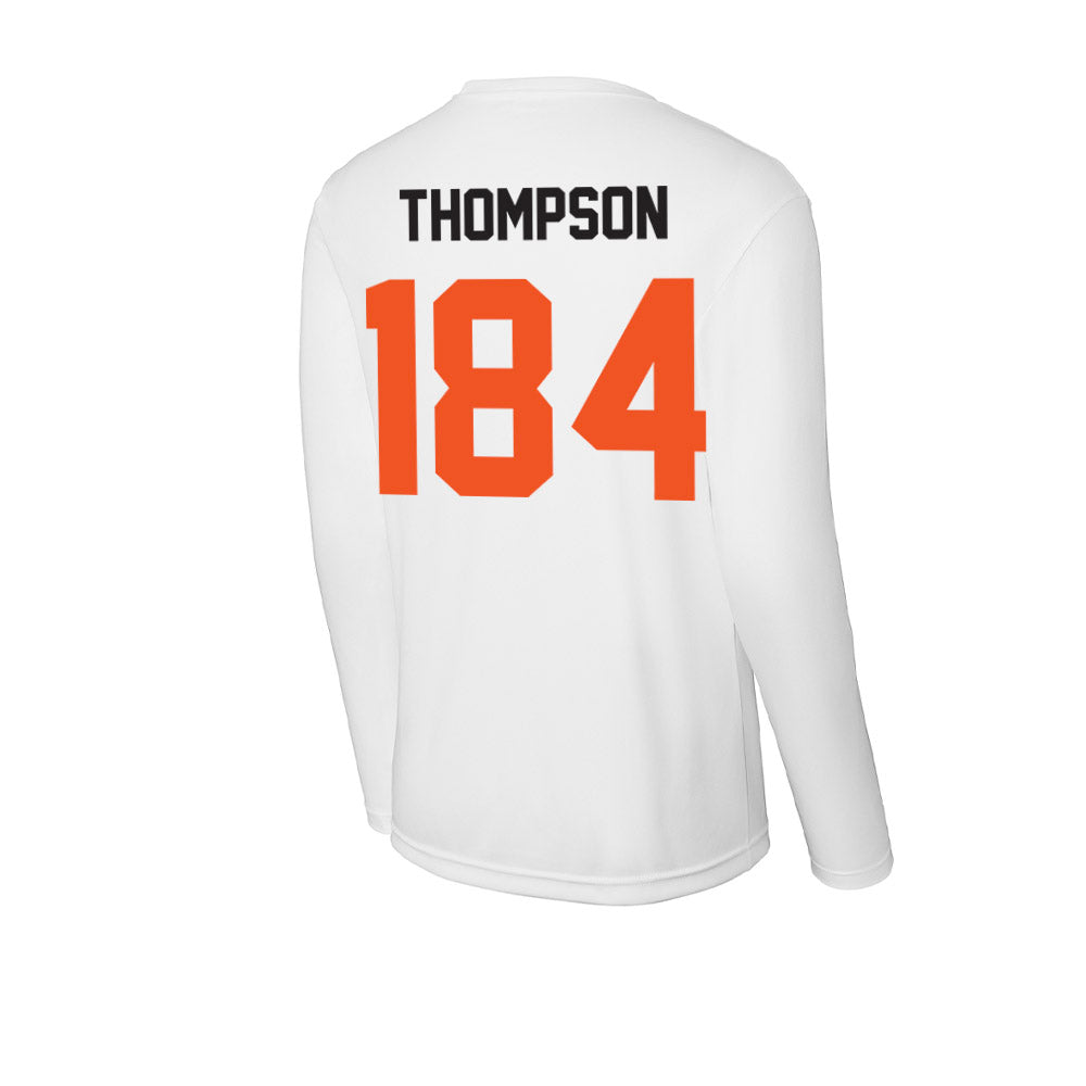 Oklahoma State - NCAA Wrestling : Brayden Thompson - Activewear Long Sleeve T-Shirt-1