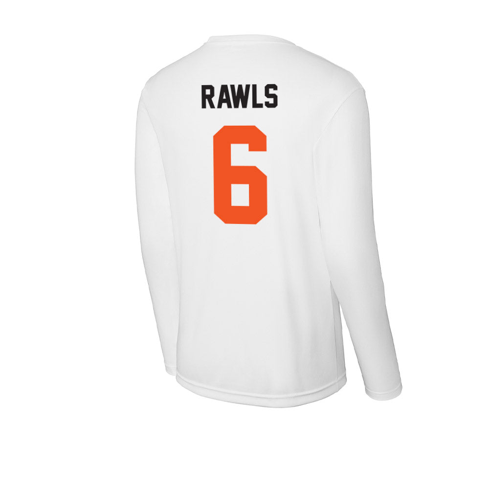 Oklahoma State - NCAA Football : Brandon Rawls - Activewear Long Sleeve T-Shirt-1