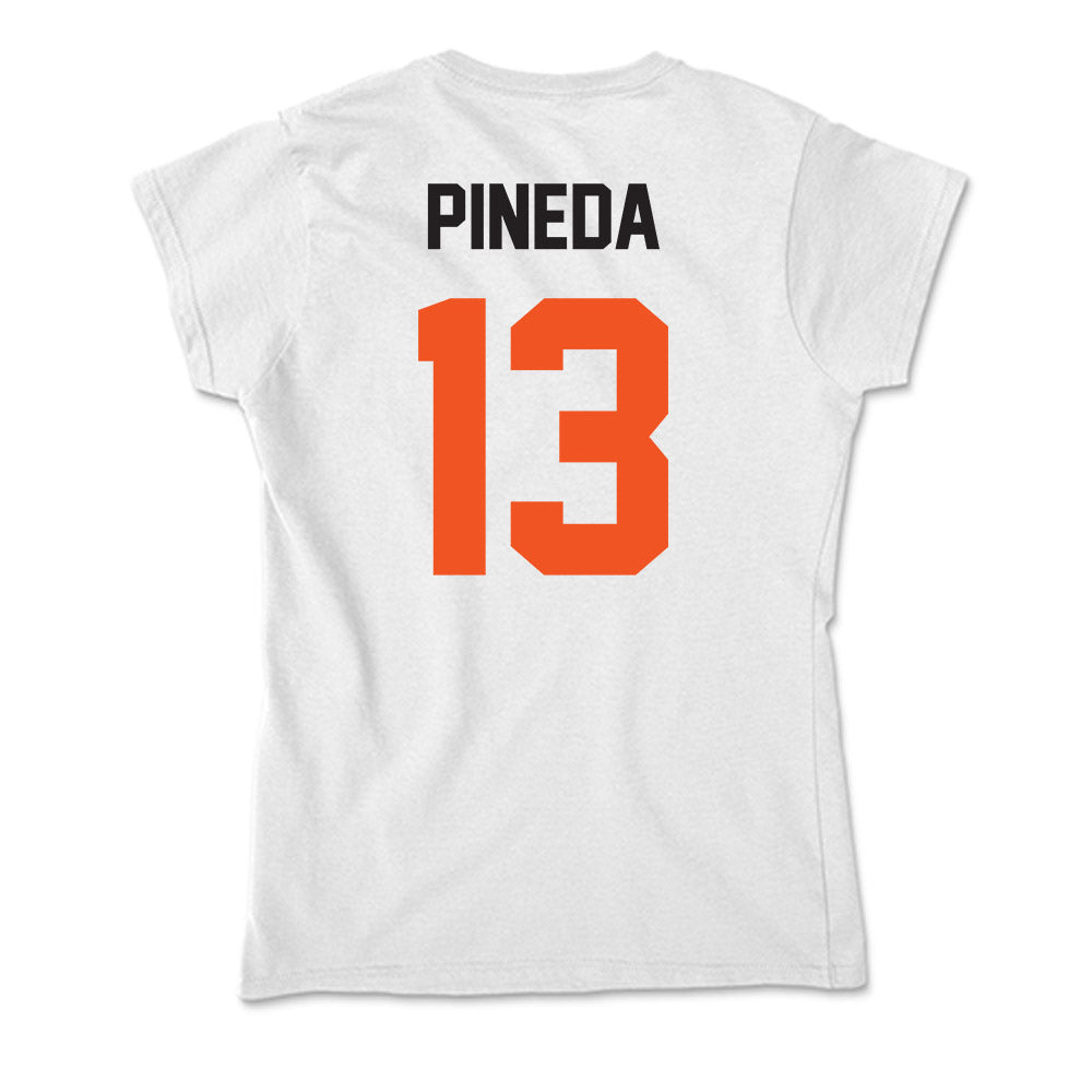 Oklahoma State - NCAA Women's Soccer : Xcaret Pineda - Soft Style Women’s T-Shirt-1