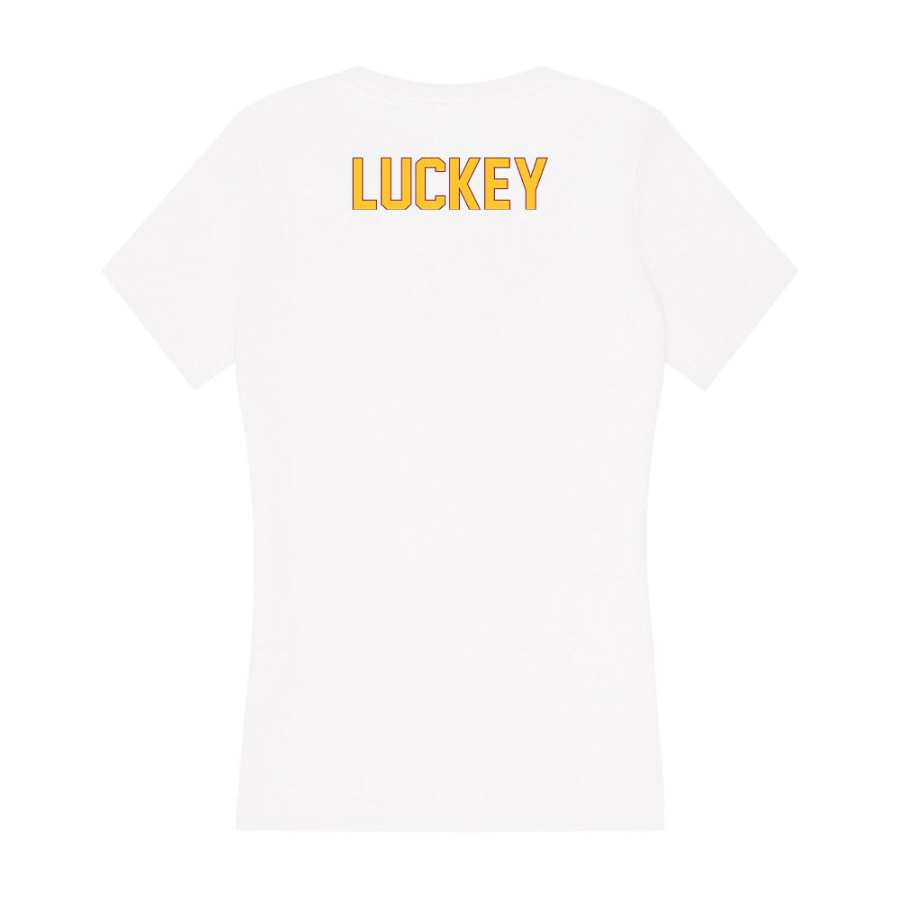 Arizona State - NCAA Women's Track & Field : Aujane Luckey - Classic Shersey Women's V-Neck T-Shirt-1